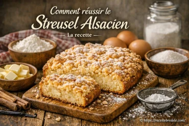 Comment réussir le streusel alsacien : recette traditionnelle