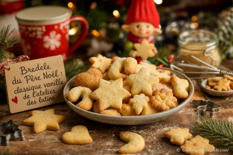 Bredele du Père Noël : le classique vanille de l’atelier des lutins à savourer