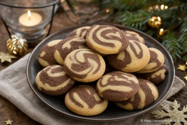 Bredeles marbrés : recette des biscuits vanille cacao de Noël