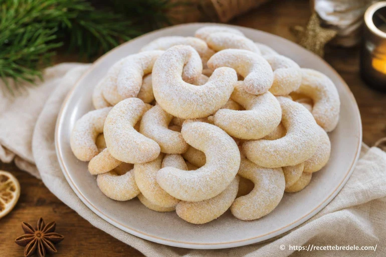 Recette des vanillekipferl au Thermomix : biscuits de Noël à la vanille faciles et rapides