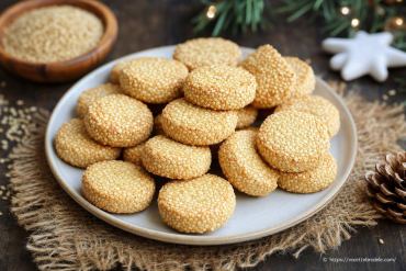 Palets au sésame : recette des bredeles au sésame