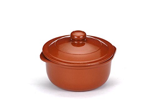 RAIMUNDO SÁNCHEZ Casserole en terre cuite avec couvercle 32 