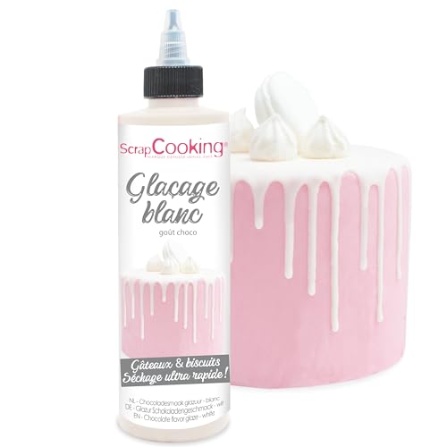ScrapCooking - Glaçage Blanc Prêt à l’Emploi 130g - Goût Cho