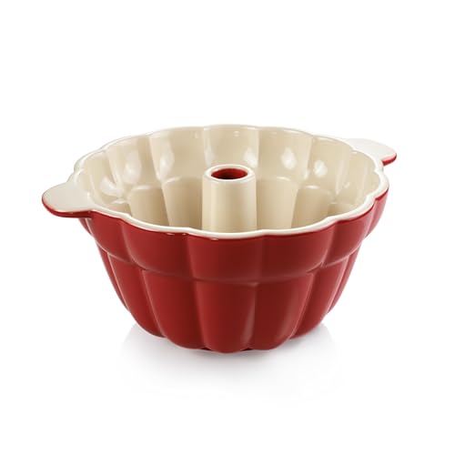 Tescoma 622204 Delicia Moule céramique a kouglof, rouge, 28,