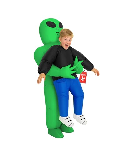 Morph Deguisement Alien Gonflable Enfant, Costume Halloween 