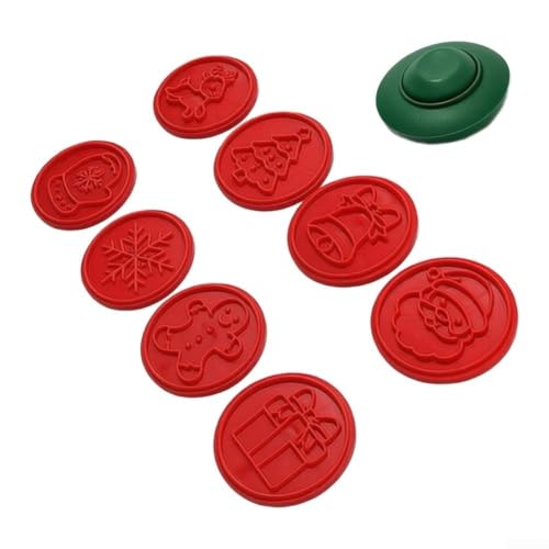 Lot de 8 moules à biscuits de Noël en acier inoxydable et po