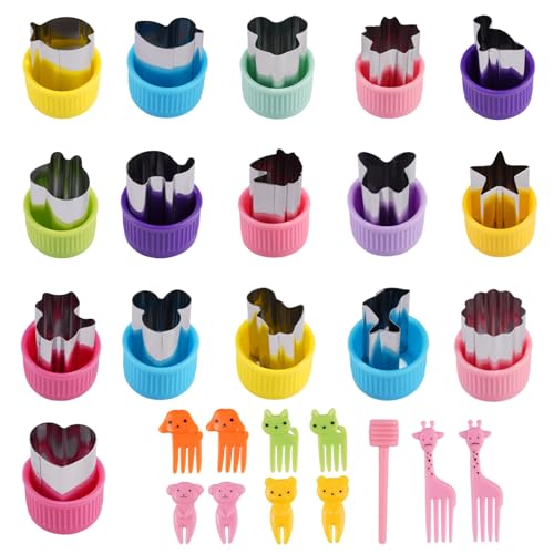 27 Pièces Mini Emporte-pièce Fruits,Emporte-pièces pour légu