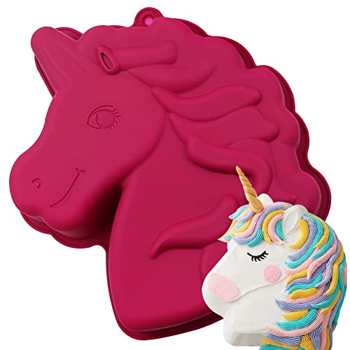 HGSHUO Moules en Silicone Licorne Moulle Silicone Licorne Mo