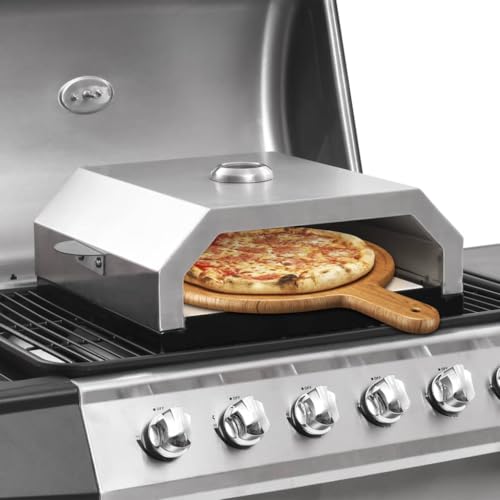 Ziaphsol Four à pizza avec pierre en céramique pour barbecue