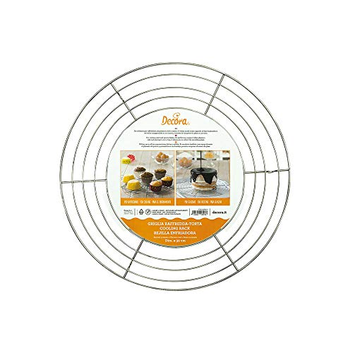Decora 9260277 Grille DE Refroidissement Ronde Ø 32 CM, Acie