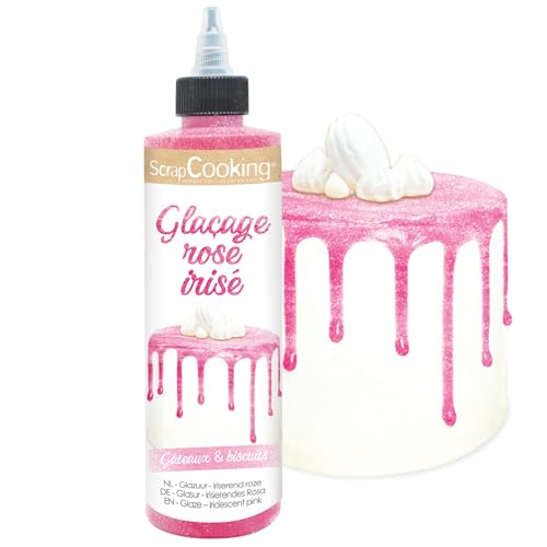 Glaçage Rose Irisé Prêt à l’Emploi