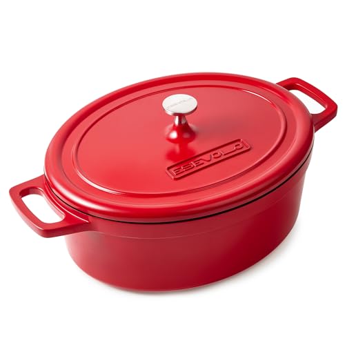 ESEVOLO Cocotte Fonte Induction 11 litres 38cm Ovale Faitout