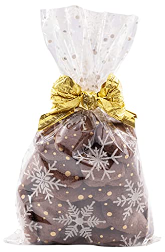 Italpak Sachets Transparents pour les Aliments Noël, Sachets