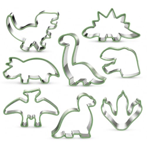 Emporte-pièce dinosaure Set-8-pièces-Trex, Brontosaurus, Spi