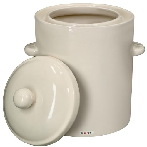 KOTARBAU® Pot de fermentation pour choucroute - 5 l - Avec c