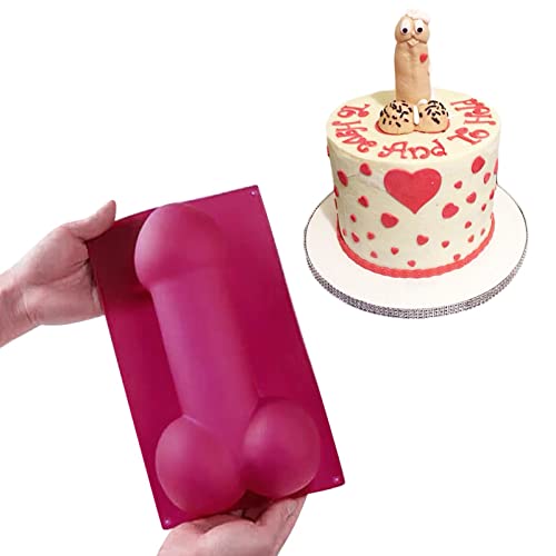 Grand Pénis Cube de Glace en Silicone, Cadeau Drole Moules à