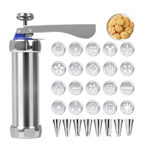 YNNHUDEEP Machine a Spritz Pistolet à Patisserie Presse à Bi