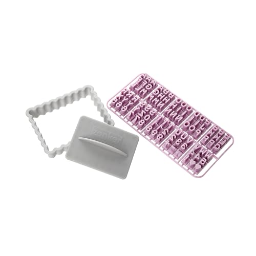 Zenker 44827 emporte pièce biscuit et tampon lettre, biscuit
