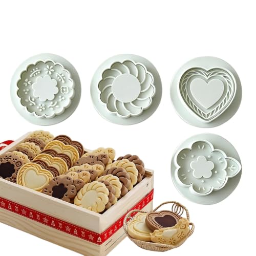 à biscuits, 4 pièces Outil de bricolage de vacances Pâtisser