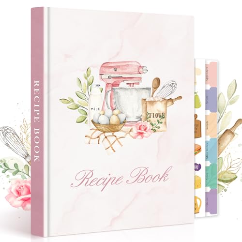Lanpn B5 Journal de Recettes à Remplir, Livre Cahier de Rece