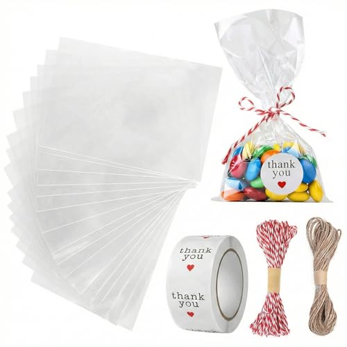 Sachets Emballage Transparent 200pcs