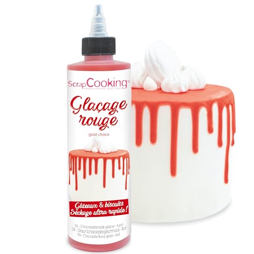 ScrapCooking - Glaçage Rouge Prêt à l’Emploi - Chocolaté & S
