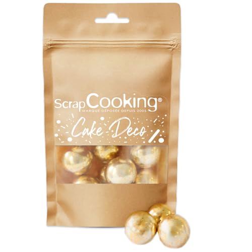 ScrapCooking - Perles Dorées XXL 55 g - Décors Pâtisserie Al