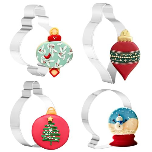 PTaizjjz Emporte-pièces de Noël de grand format - 4 pièces e