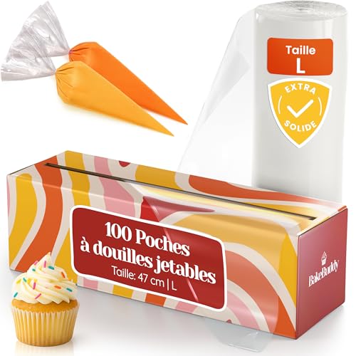 Poches à Douille Jetables 100 pcs