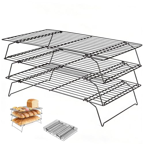 Grille de Refroidissement Patisserie 3 Niveaux en Acier au C