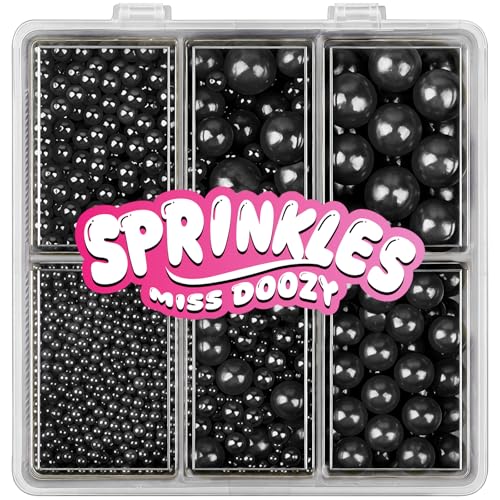 Perles Sucre Noir 4 Tailles Décor