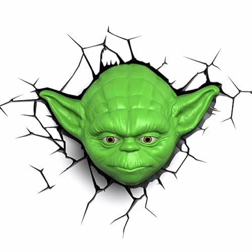 Eurobric 2000 - Lampe Murale 3D Deco Light Star Wars - Yoda