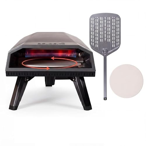 BELDEKO Four à Pizza Gaz DIEGO Pierre Tournante 400°C - Marq