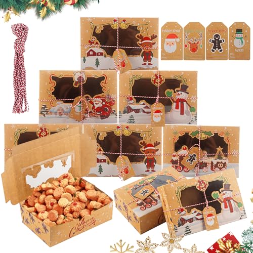 Boîtes Cadeaux Biscuits Noël 12 pcs