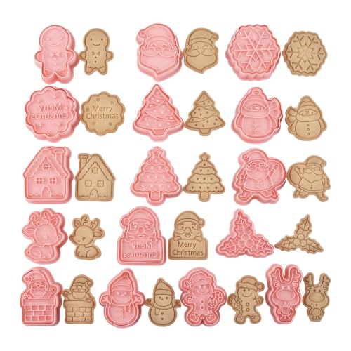 Set 16 Emporte-pièces Noël 3D