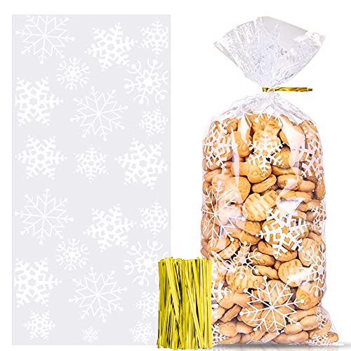 100 Sacs Bonbons Noël Transparente