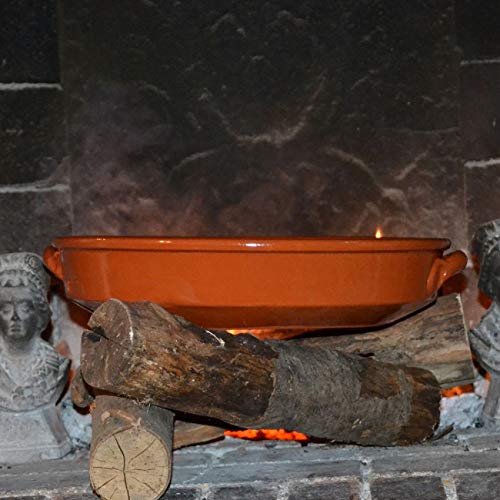 Plat cuisson terre cuite 36 cm