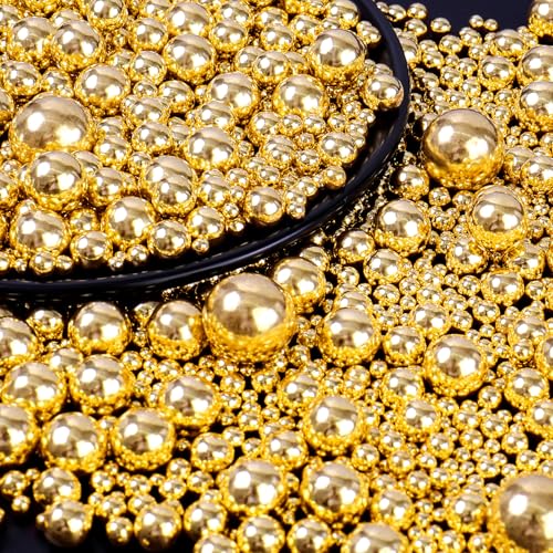 Perles de Sucre Doré Décoratives 130g